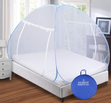 Backbone-Mosquito-Net-Foldable-King-Size-Double-Bed-with-Saviours