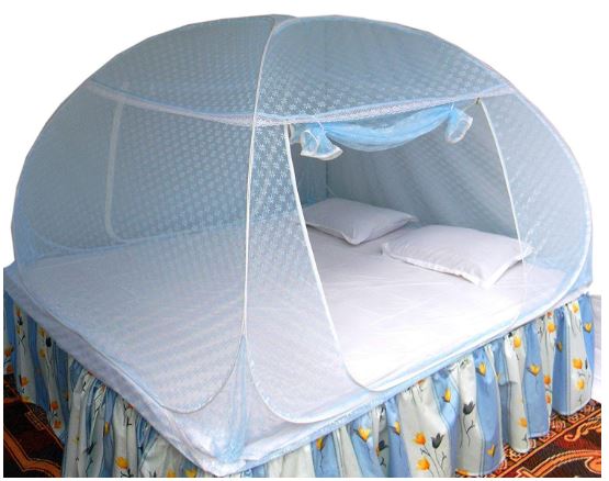 Healthy-Sleeping-Foldable-Polyester-Double-Bed-Mosquito-Net-2